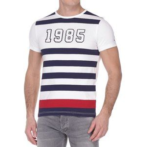 Tommy Hilfiger pánské pruhované tričko Rick - M (112)